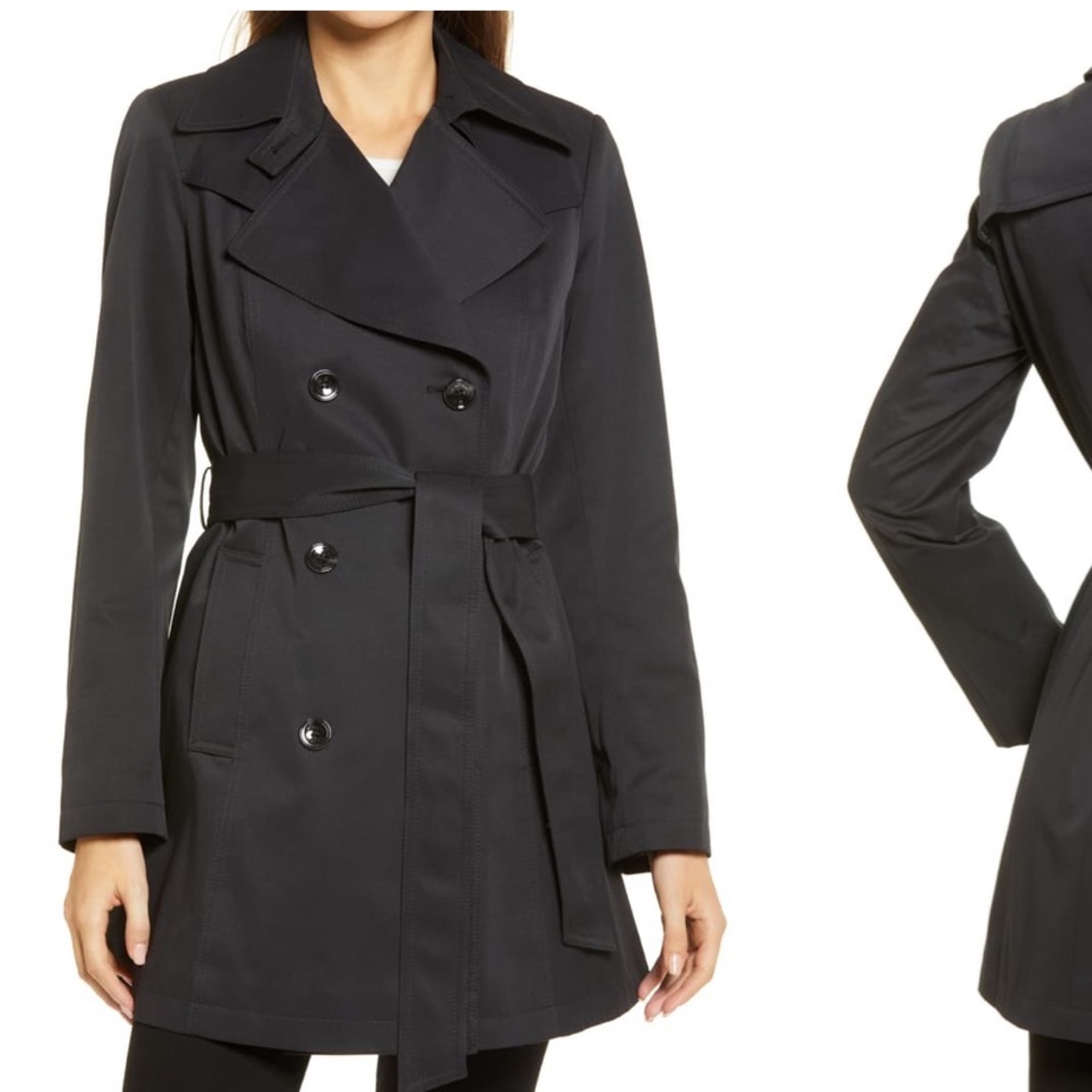 NEVER WORN Via Spiga Double Breasted Raincoat